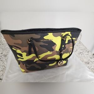 Michael Kors Neon Camo Purse